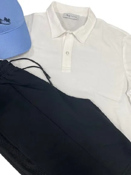 Polo T-Shirt, Bermuda Short and Hat Set (3-Piece)