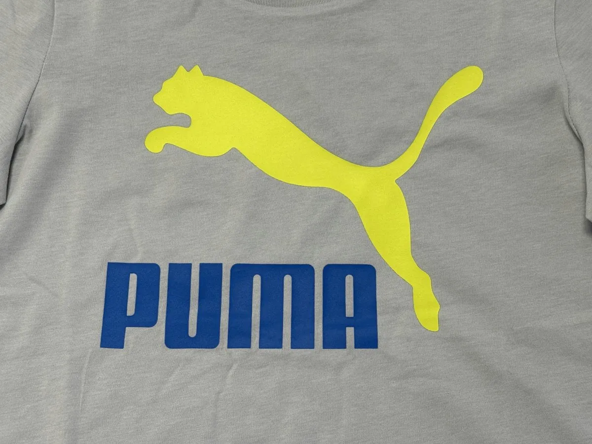 PUMA JUNIOR CLASSIC GREY TEE