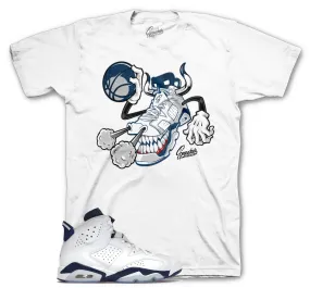 Retro 6 Midnight Navy Fly Kicks Shirt