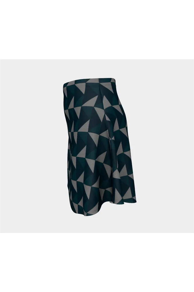 Right Angles Flare Skirt