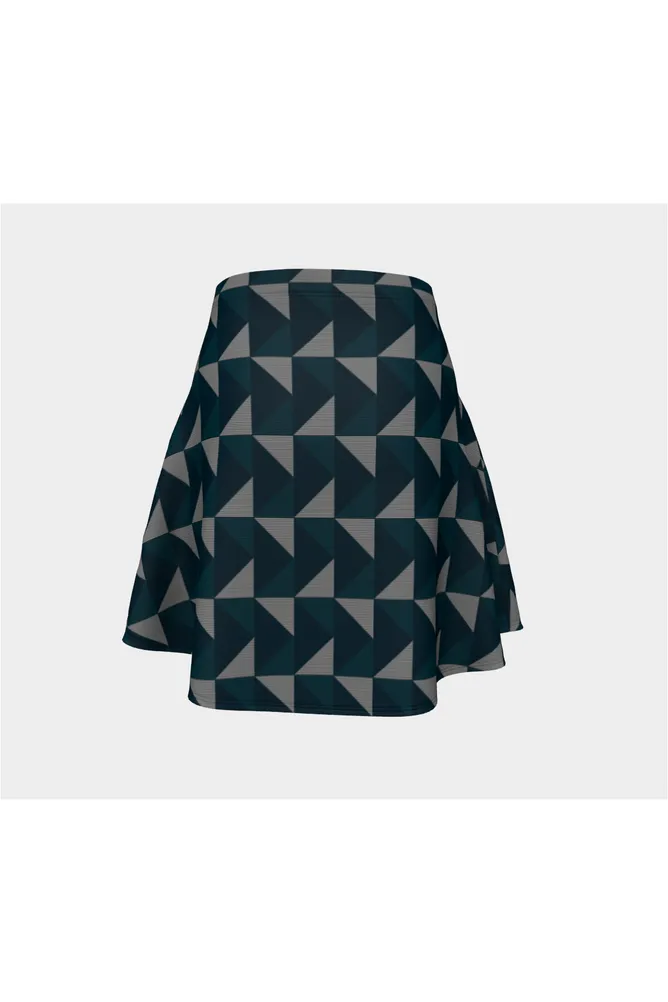 Right Angles Flare Skirt