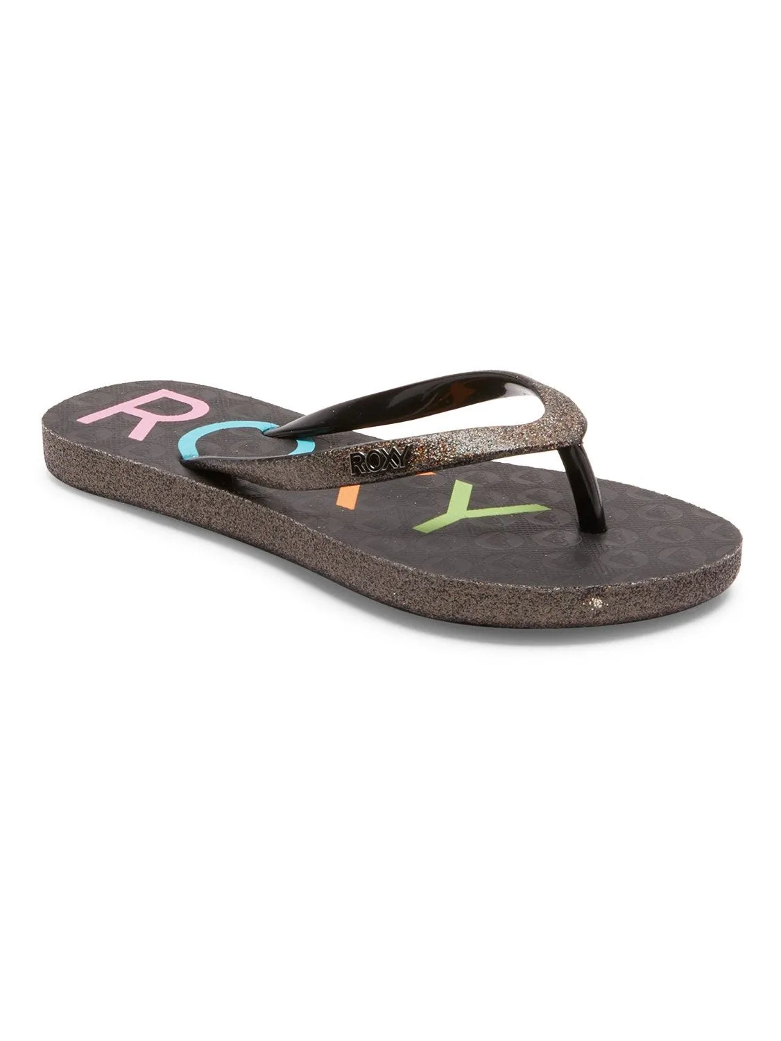 Roxy Girls Viva Glitter Flip Flops