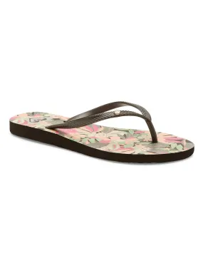 Roxy Ladies Bermuda Print Flip Flops