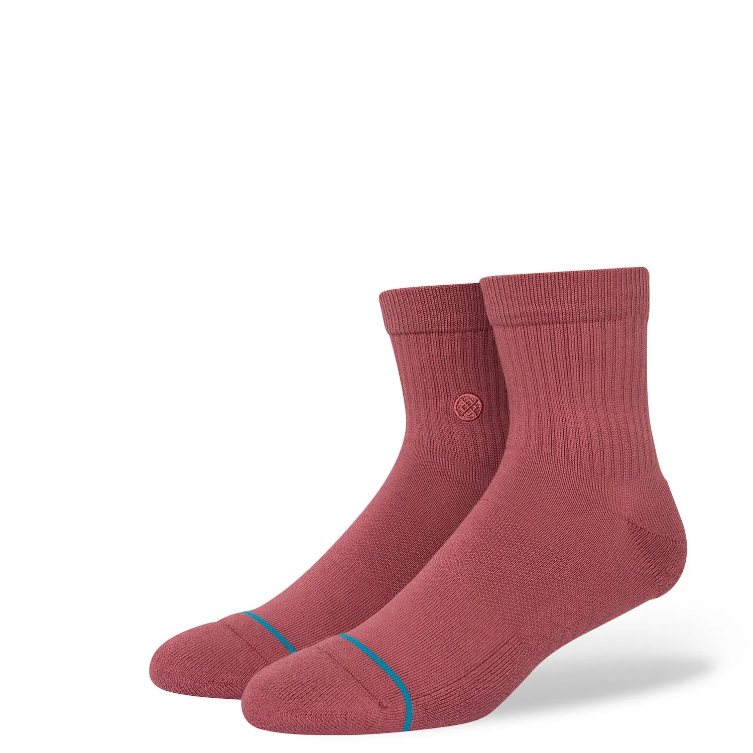 Stance Icon Quarter Socks (Rebelrose)