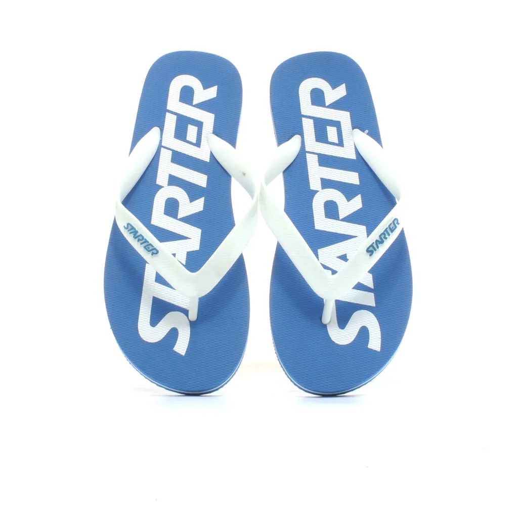 Starter Phoenix Blue White Synthetic Mens Slip On Thong Sandals CPE00022