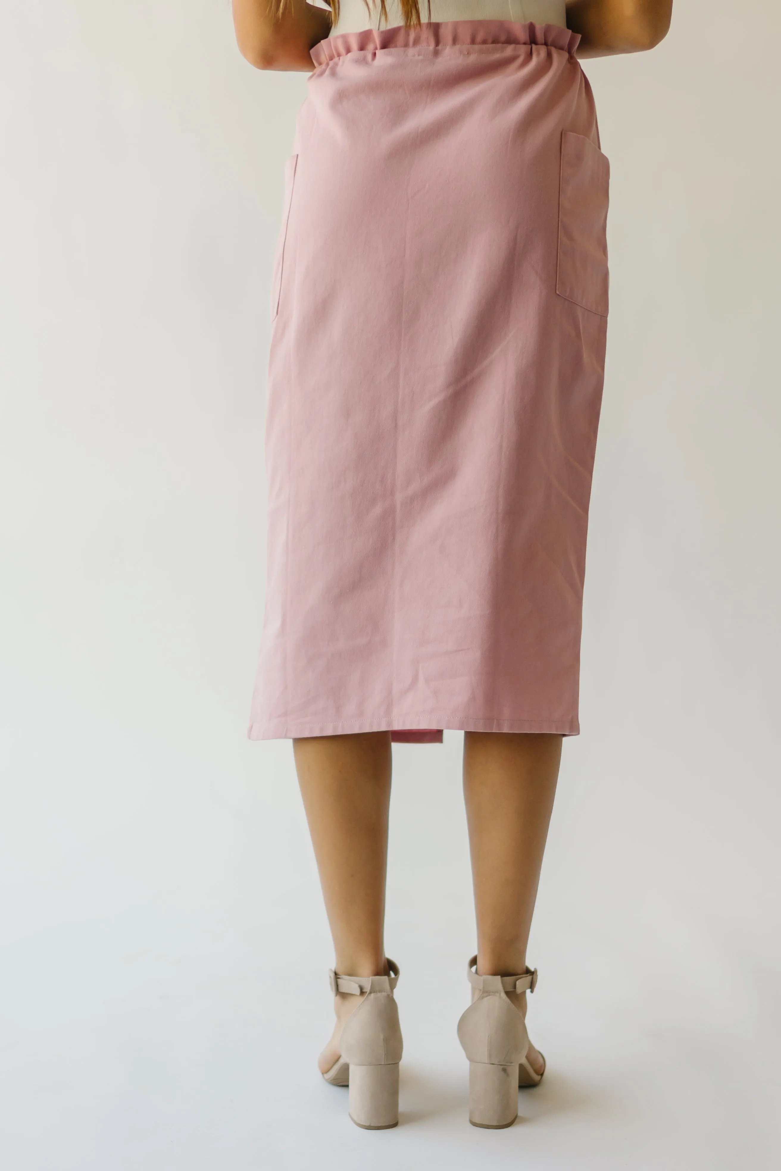 The Takoma Cargo Skirt in Pink