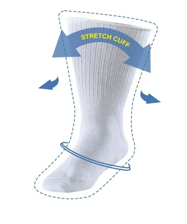 Unisex Diabetic Wide Socks-2 Pack