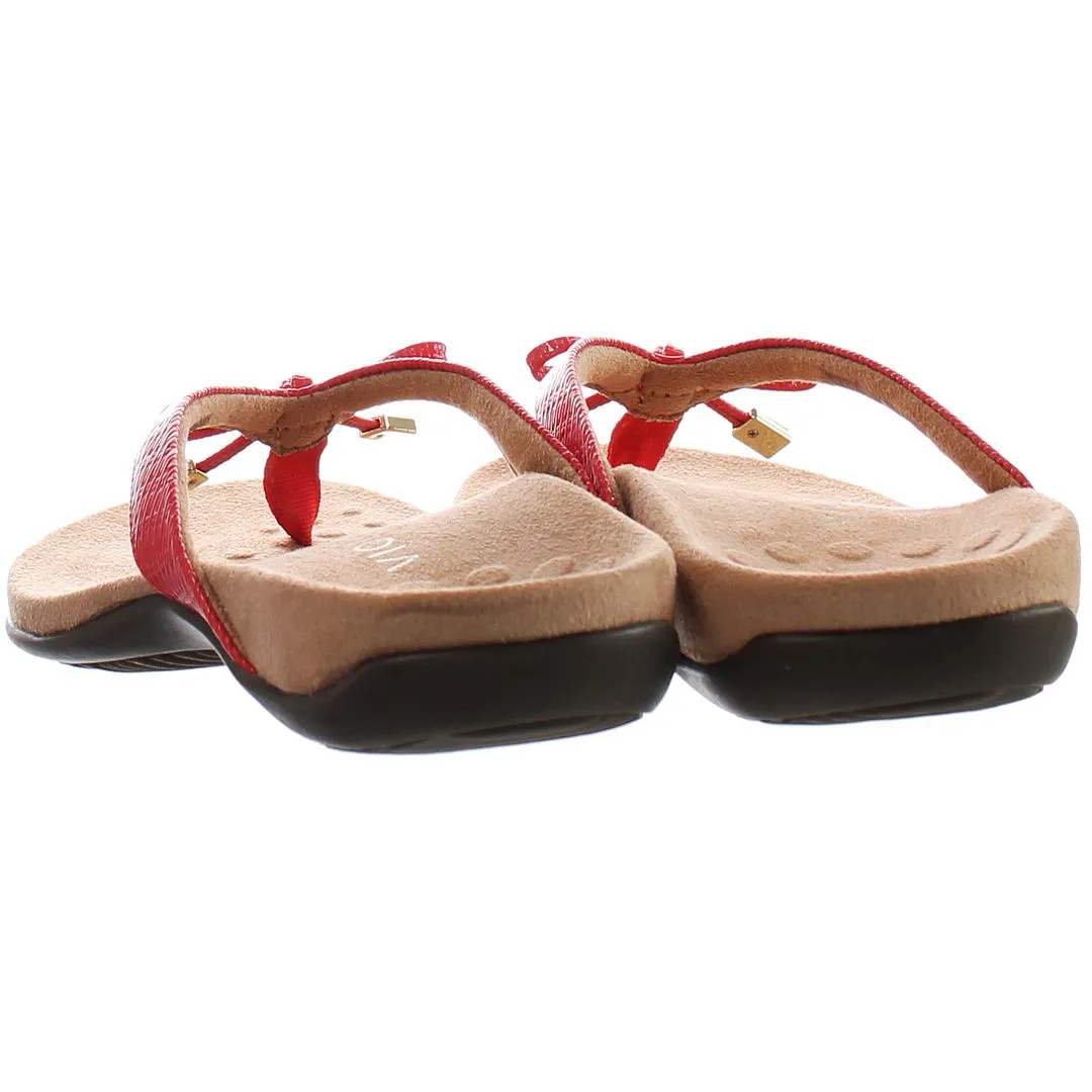 Vionic Bellaii Red Womens Flip-Flops