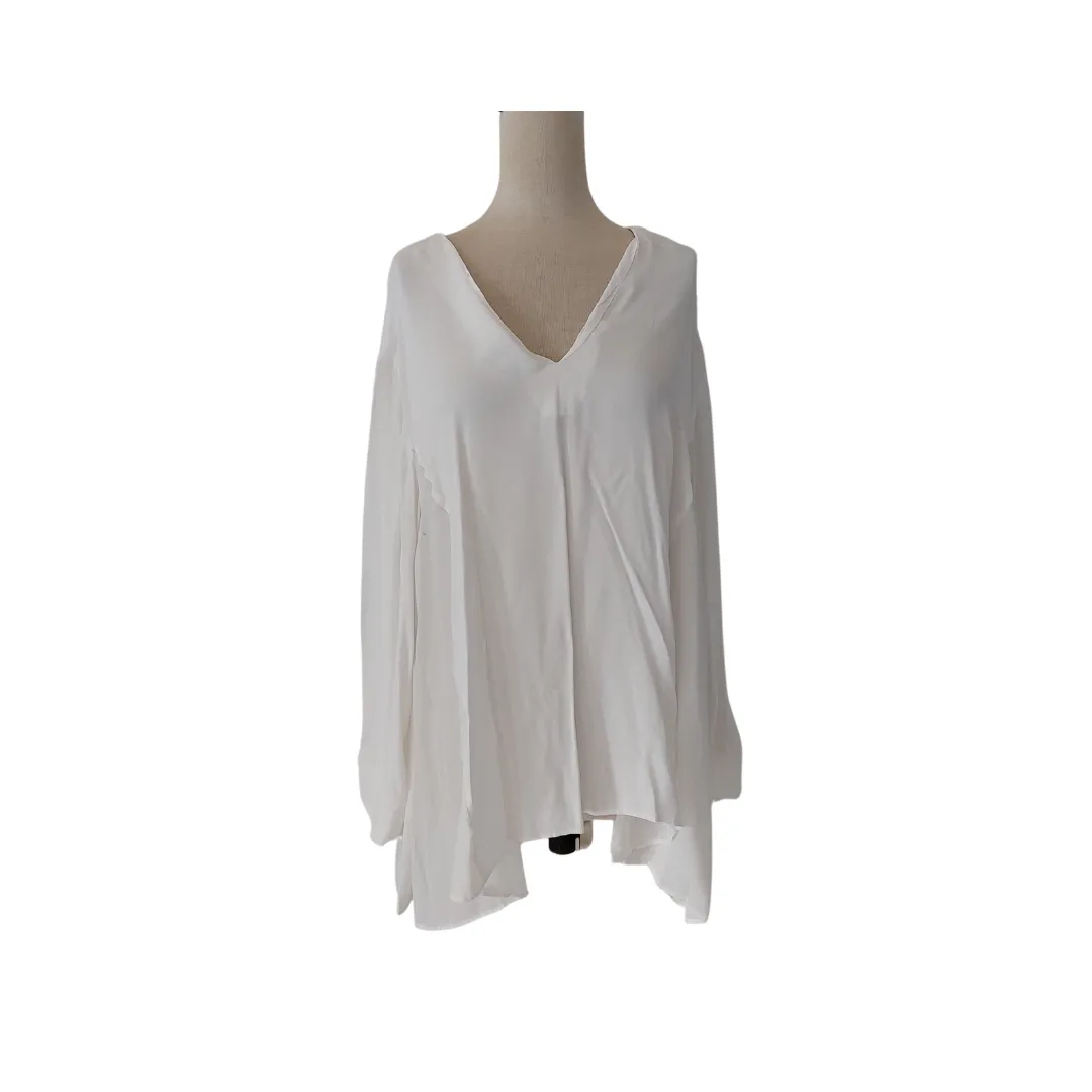 ZARA White A-line Top | Pre Loved |