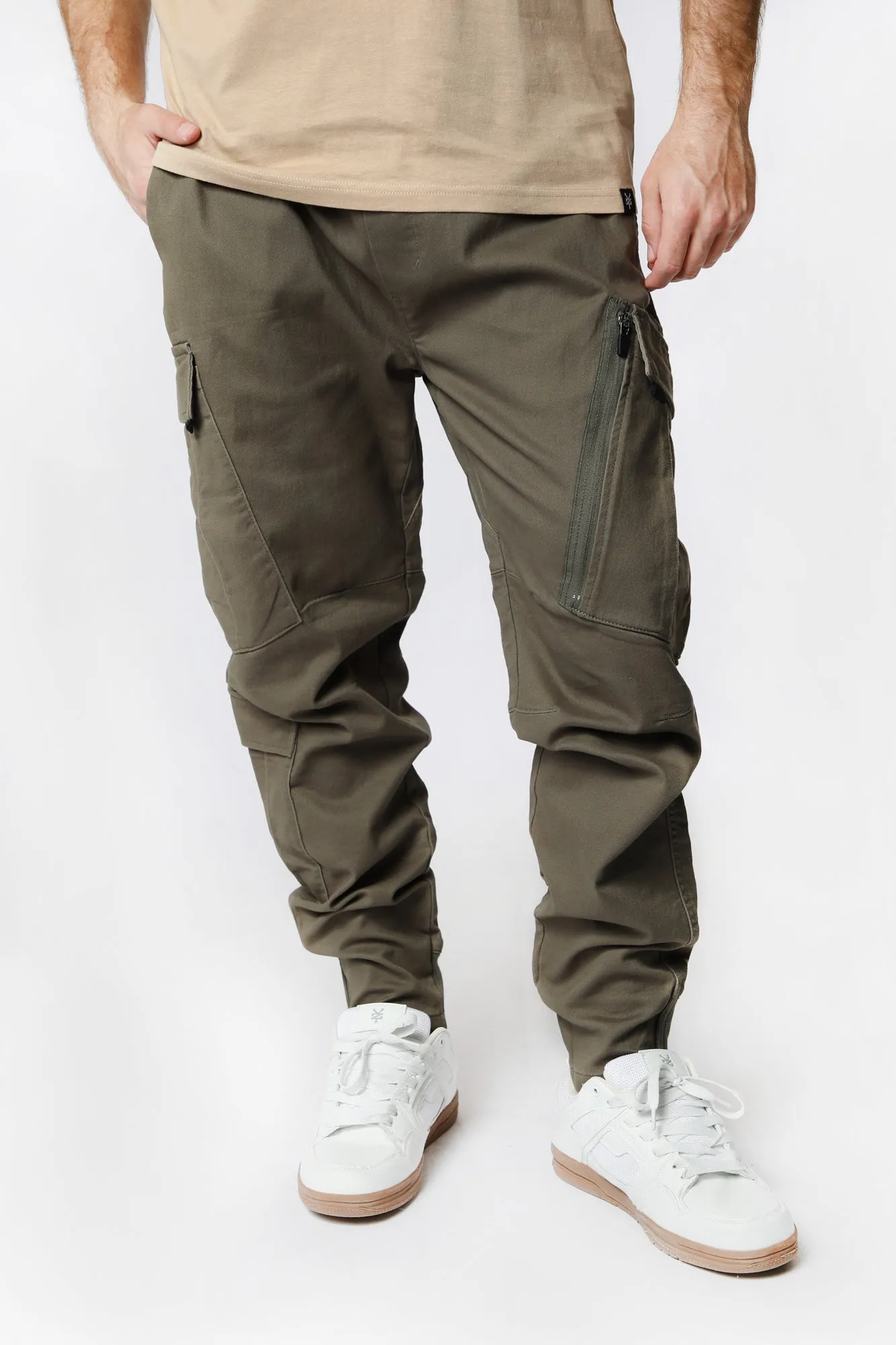 Zoo York Mens Soft Knit Cargo Jogger